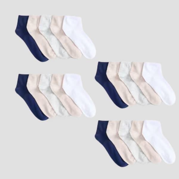 No Boundaries Women’s Ankle Socks, 20 Pack, only $8!