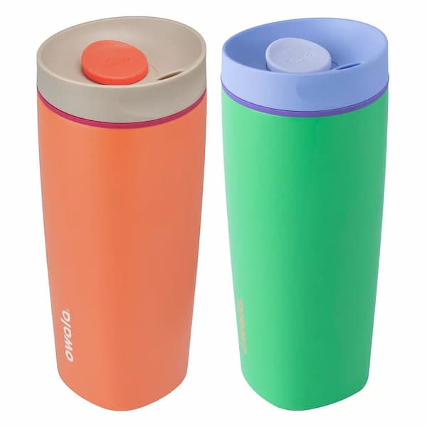 Owala 20 oz. Stainless Steel SmoothSip Slider Coffee Tumbler deal