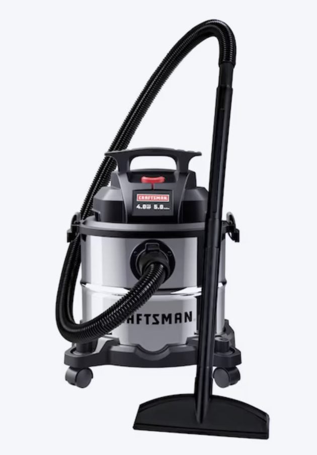 Craftsman 5-Gallon Wet/Dry Shop Vacuum with Accessories only $39.98 {Today Only!}