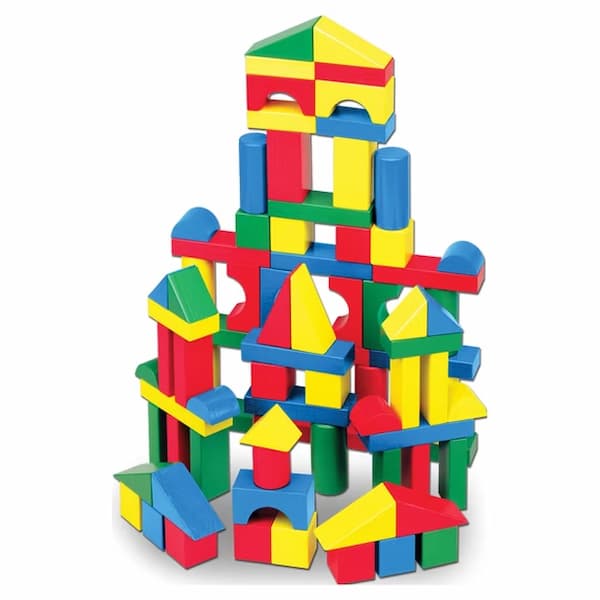Melissa & Doug 100 Wood Blocks deal