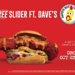 Free Slider Dave's Hot Chicken