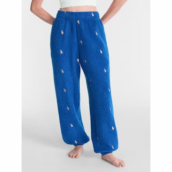 No Boundaries Cozy Teddy Women's Fleece Pajama Joggers deal