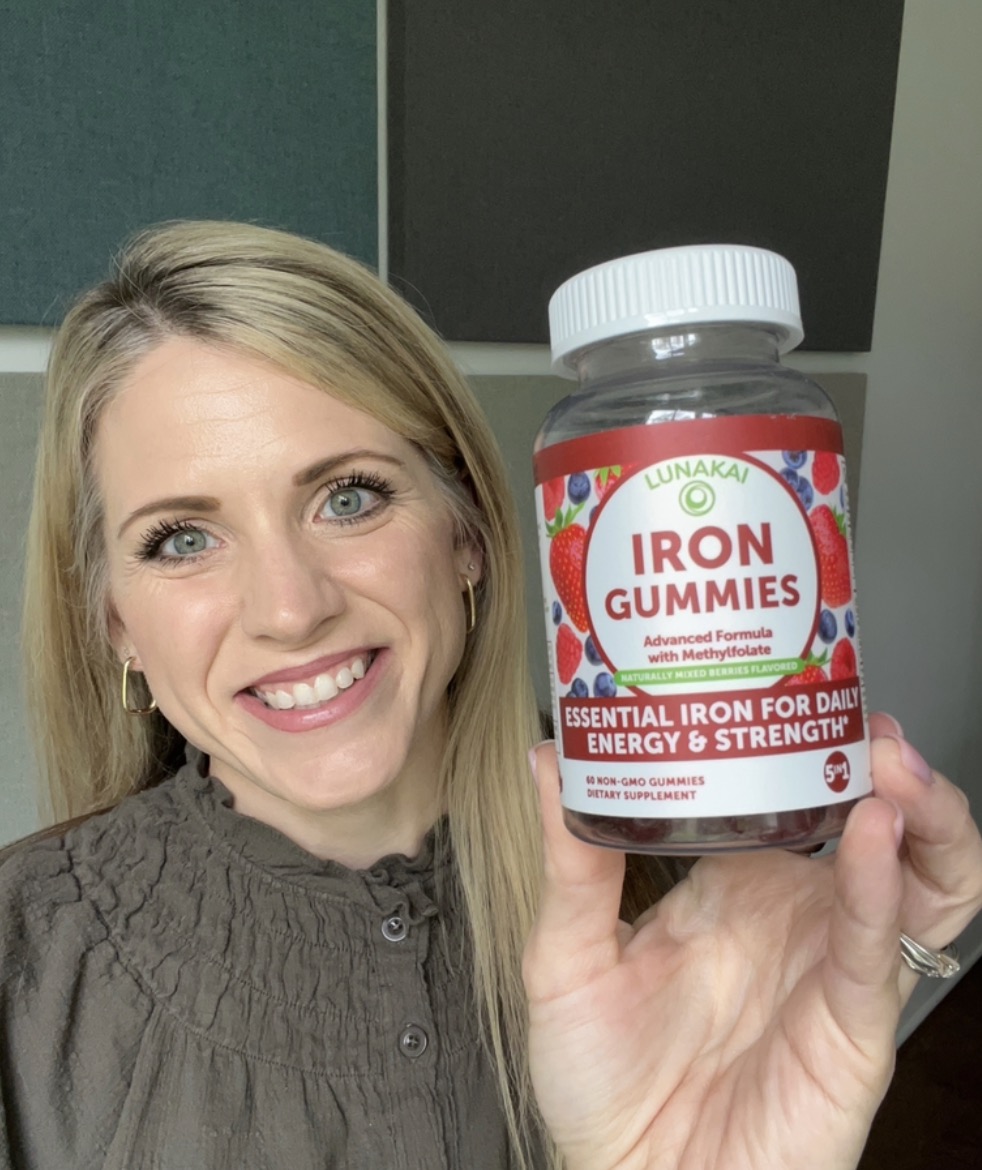 Image for USA Made Iron Gummies with Vitamin C (60 count) only $12.97 shipped!