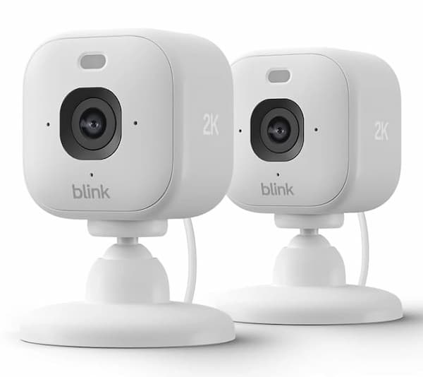 Blink 2-Pack Mini 2K+ Plug-in Indoor Security Cameras