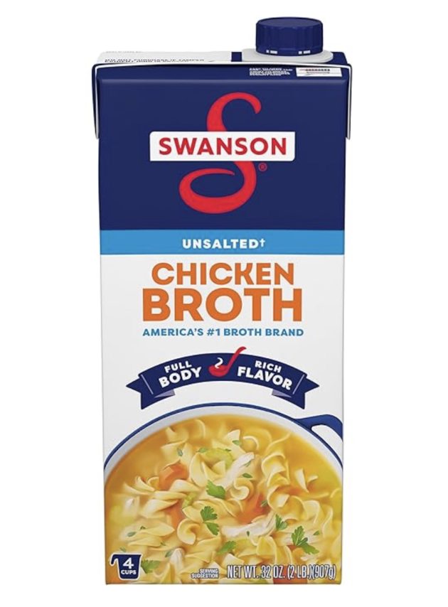 Swanson Unsalted Chicken Broth 32 Oz Carton only $1.58 shipped!
