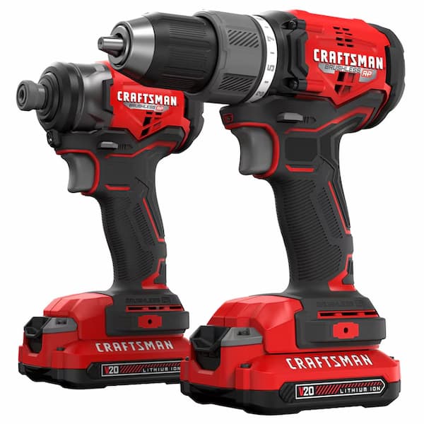 Craftsman V20 2-Tool Brushless Power Tool Combo Kit only $99 shipped (Reg. $219!) {Today Only}