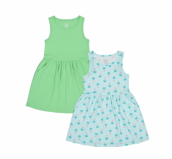 Wonder Nation Girls Tank Play Dress 2pk