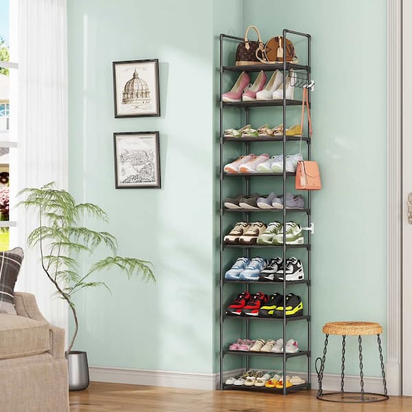 Metal 10-Tier Shoe Organizer Rack only $16.99, plus more!