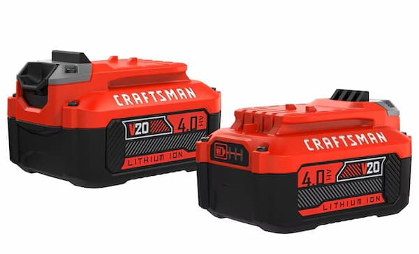 Craftsman V20 20-Volt 2-Pack Lithium-Ion 4.0 Ah Battery deal
