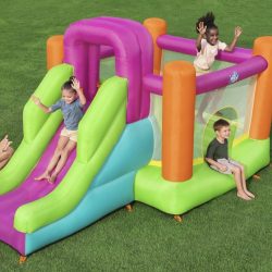 H2OGO! Slide Flyer Bounce House with Slide and Climbing Wall