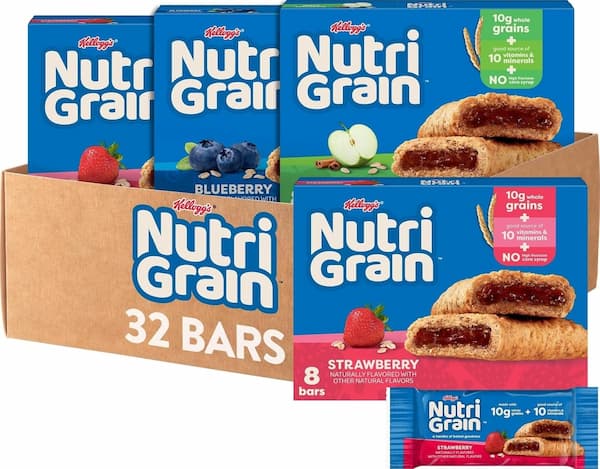 Nutri-Grain Soft Baked Breakfast Bars, 32 count only $7.48 shipped!