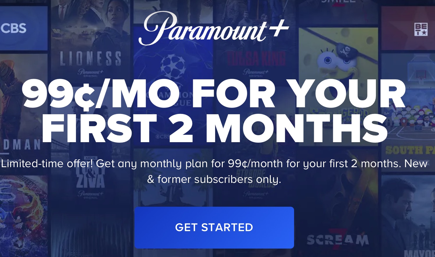 *HOT* Paramount+ Premium Deal: $0.99/Month for Two Months!
