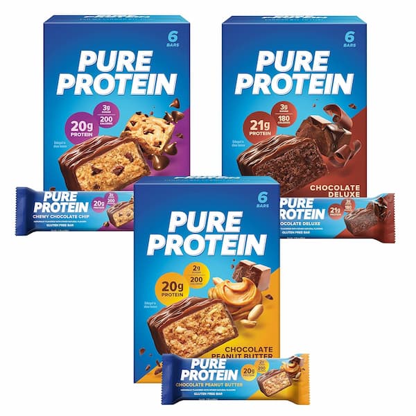 Pure Protein Gluten-Free Protein Bars Variety Pack, 18 Ct, deal