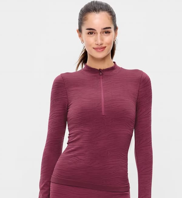 *HOT* Old Navy Clearance: Women’s Seamless Mock-Neck Half-Zip only $5.97 (Reg. $55), plus more!