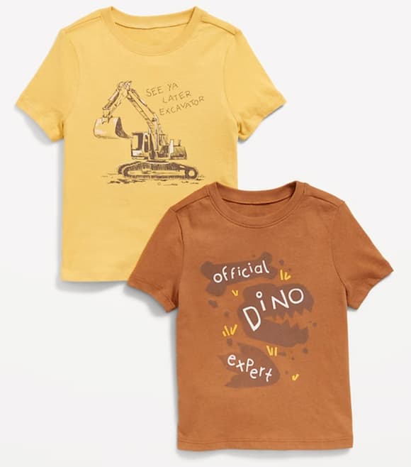 Short-Sleeve Graphic 2-Pack T-Shirt for Toddler