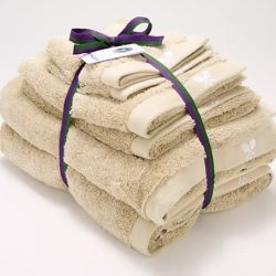 Wimbledon x Christy Set of 6 Egyptian Cotton Towels