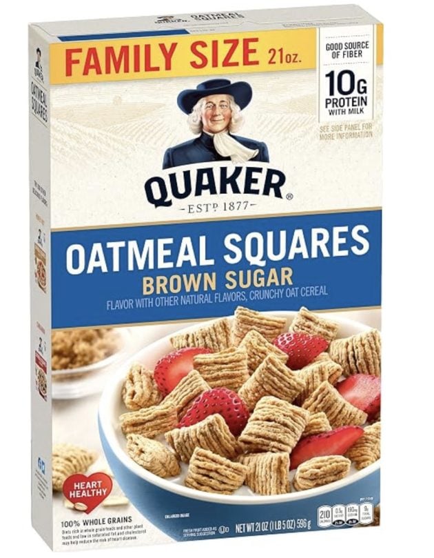 Quaker Oatmeal Squares Breakfast Cereal (Family Size) only $2.58 shipped!