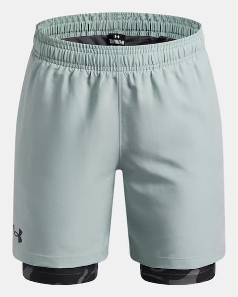 UA Tech Woven Boys' 2-in-1 Shorts deal