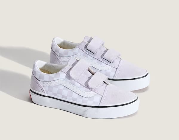 Vans Little Kids Old Skool V Checkerboard Shoes deal