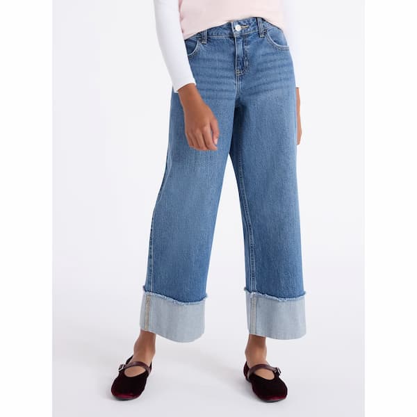 Weekend Academy Girls Cuffed Hem Jeans deal