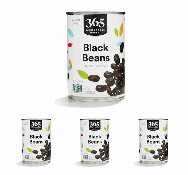 Whole Foods Market Black Beans 4-Count only $3.72 shipped!