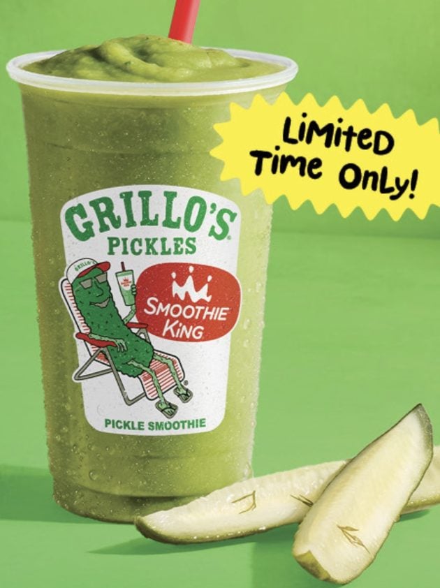 Smoothie King: Free Grillo’s Pickle Smoothie on May 16th!
