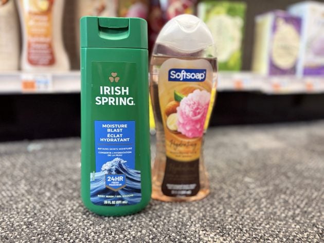 Irish Spring and Softsoap Bodywash