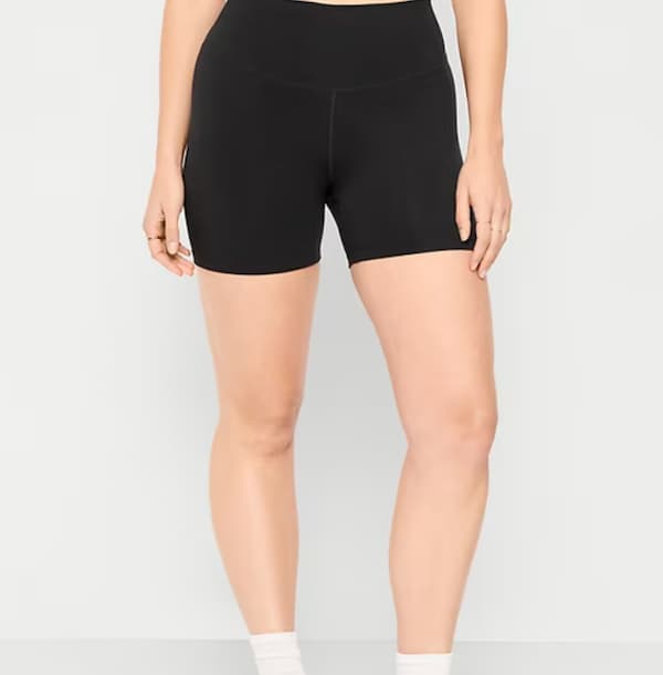 High-Waisted PowerChill Biker Shorts