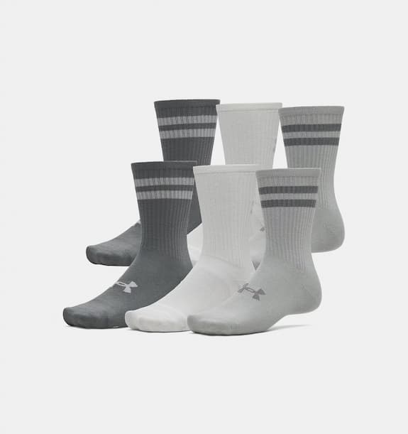 UA Essential
Unisex 6-Pack Crew Socks