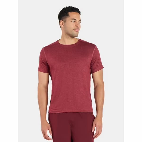Athletic Works Men's and Big & Tall Men's Soft ButterCore Tee with Short Sleeves deal