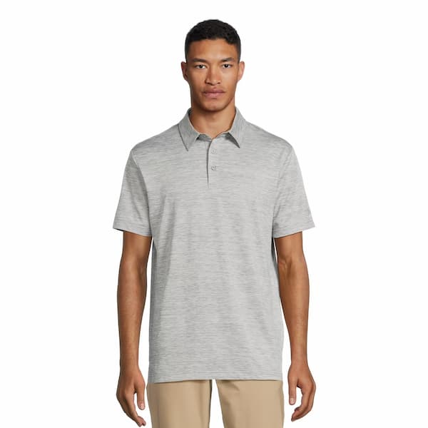 Birdie Bound Men's and Big Men’s Broken Stripe Golf Polo deal