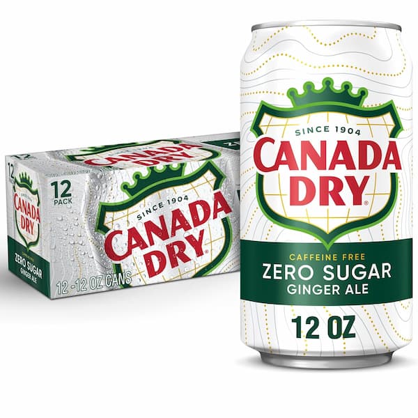 Canada Dry Zero Sugar Ginger Ale 12-Pack