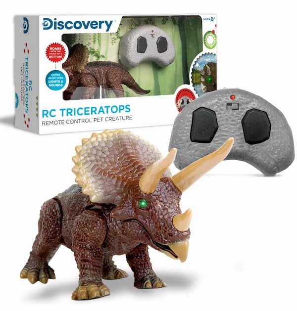 Discovery RC Triceratops LED Infrared Remote Control Toy