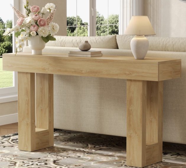 Farmhouse Console Table only $86.99 shipped (Reg. $186!)