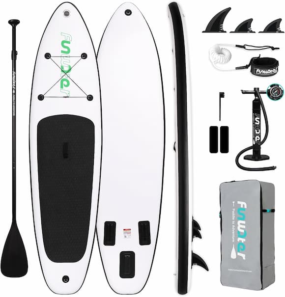 FunWater Inflatable Ultra-Light Stand Up Paddle Board