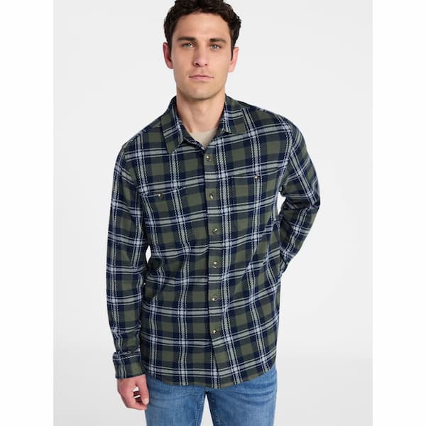 George Men's & Big Men's Knit Overshirt with Long Sleeves deal