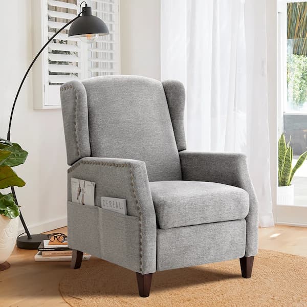 Gracie Oaks Upholstered Push Back Recliner only $142.99 shipped! {Today only}