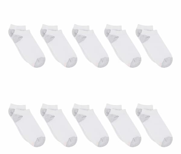 Hanes Women's Athletic No Show Socks, 10-Pack deal