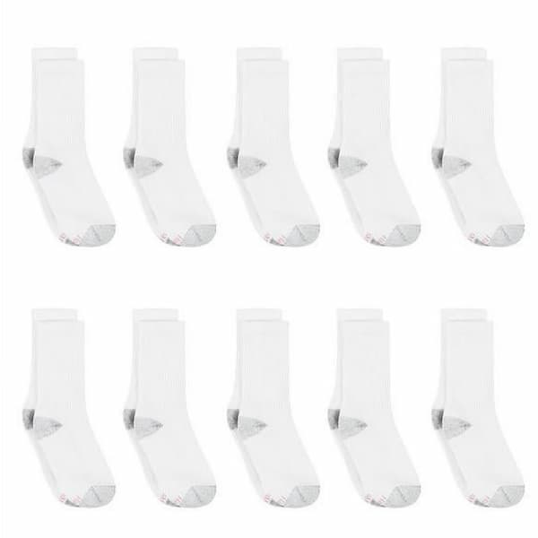 Hanes Women's Crew Socks, Cushioned, 10-Pack deal
