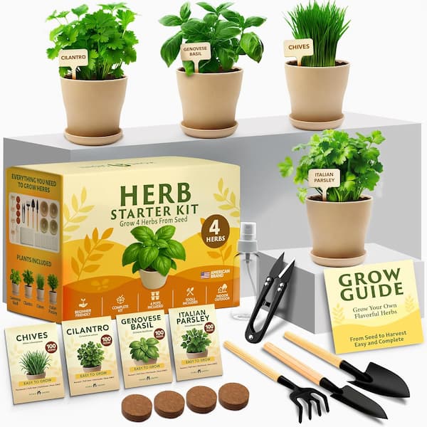 Herb Garden Planter Indoor Kit only $16.99!