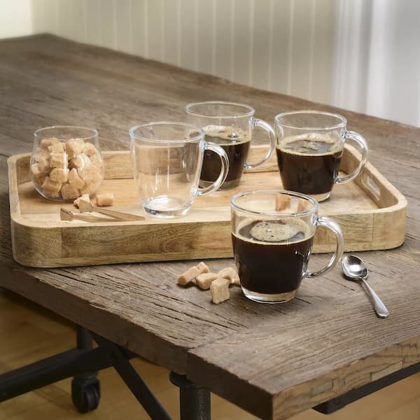 Home Essentials 4-Piece 12-oz. Barista Coffee Mug Set