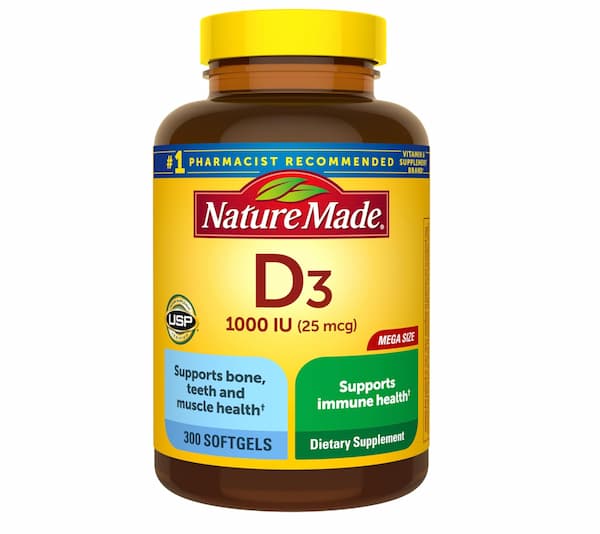*HOT* Nature Made Vitamin D3 1000 IU Softgels, 300 Day Supply only $5.49 shipped!