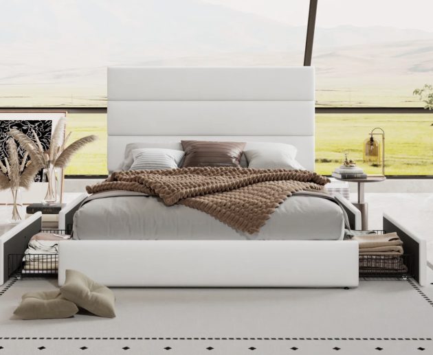 Platform Queen Storage Bed with Headboard only $229 shipped (Reg. $1,300!), plus more!