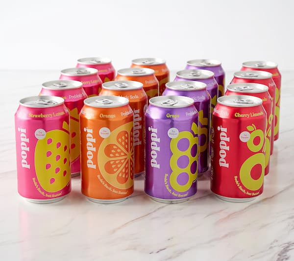 Poppi Prebiotic Soda only $0.94 per can shipped!