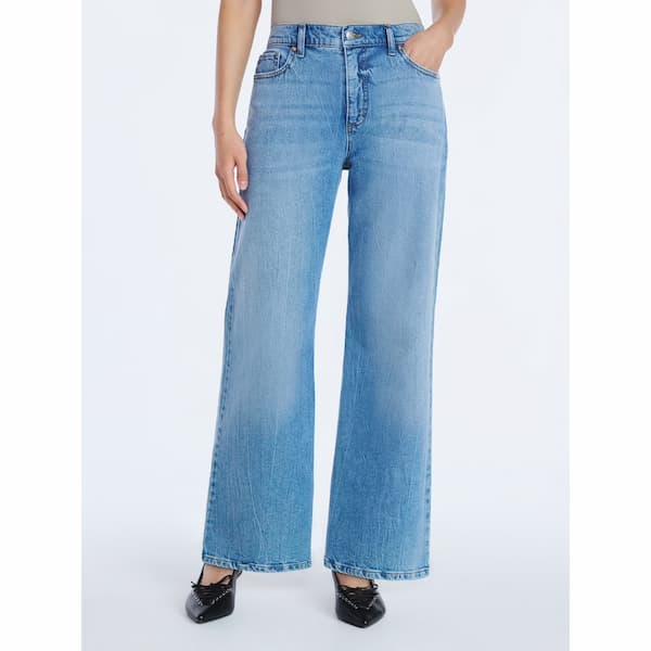 Scoop Women's Wide Leg Low Slung Jeans
