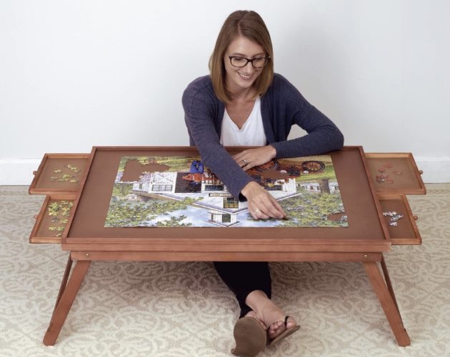 Bits and Pieces 1,500-Piece Portable Foldable Jigsaw Puzzle Board only $79.99 shipped (Reg. $105!)