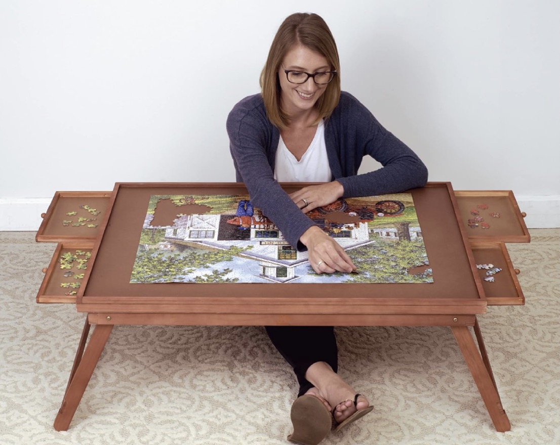 Bits and Pieces 1,500-Piece Portable Foldable Jigsaw Puzzle Board only $59.99 shipped (Reg. $105!)