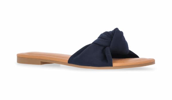 Time and Tru Women's Knot Slide Sandals