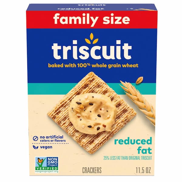 Triscuit Reduced Fat Whole Grain Wheat Crackers