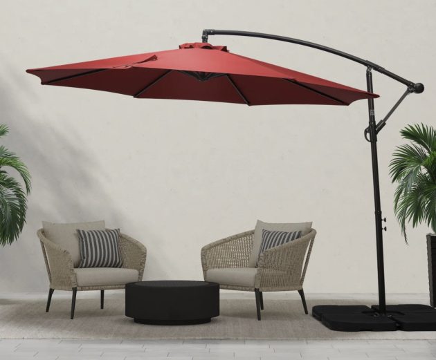 Hartt 120″ Cantilever Umbrella only $89.99 shipped!